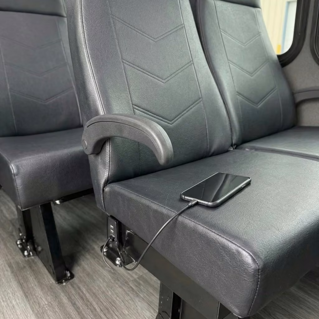 lagrange 15 passenger minibus usb charging