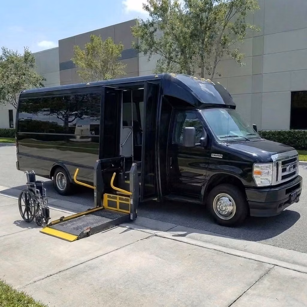 lagrange 18 passenger minibus wheelchair lift