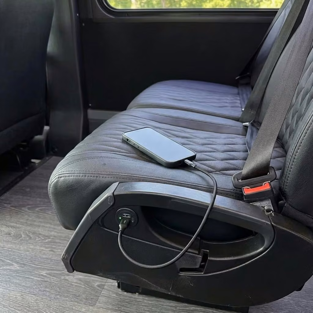 lagrange 20 passenger minibus usb charging