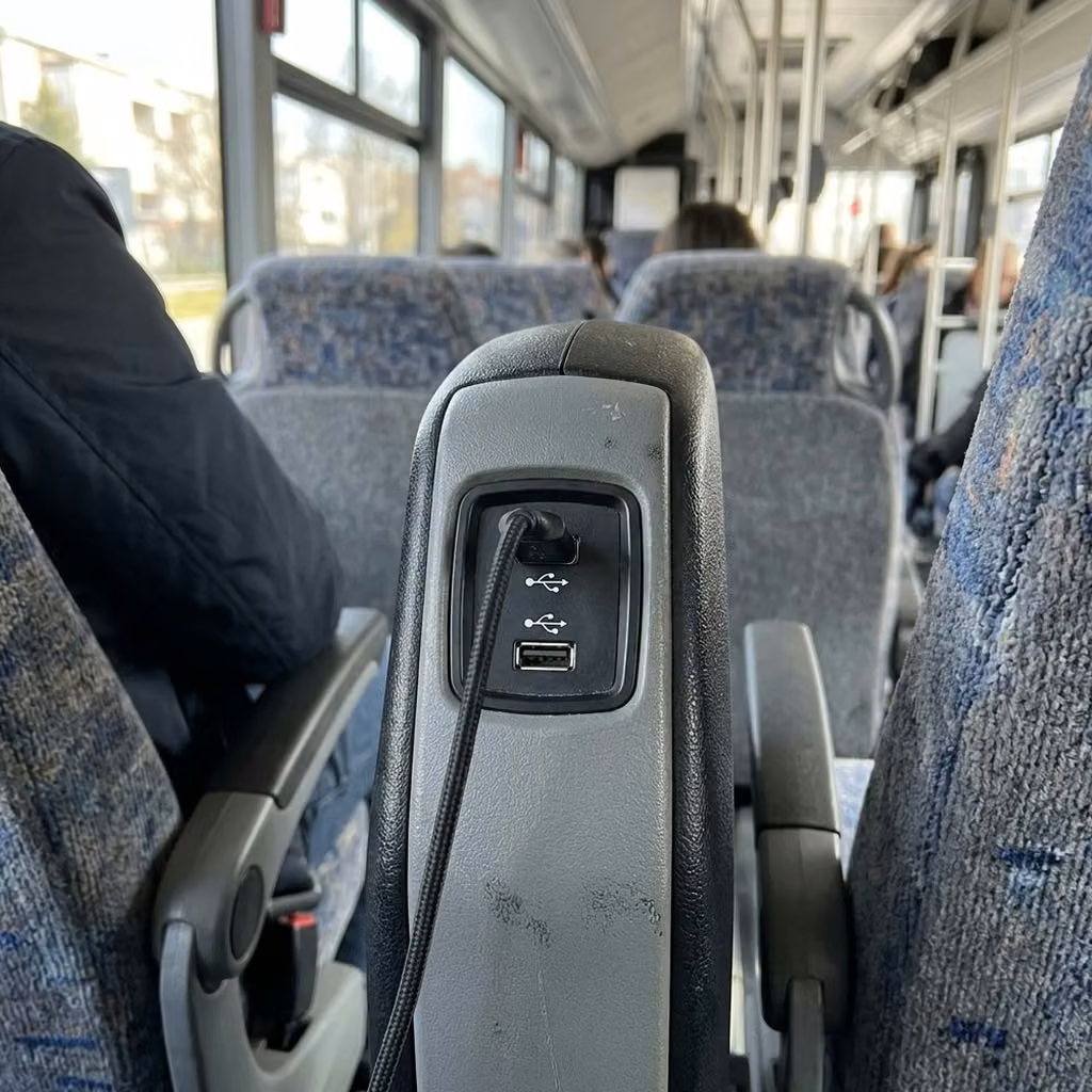 lagrange 30 passenger minibus usb charging