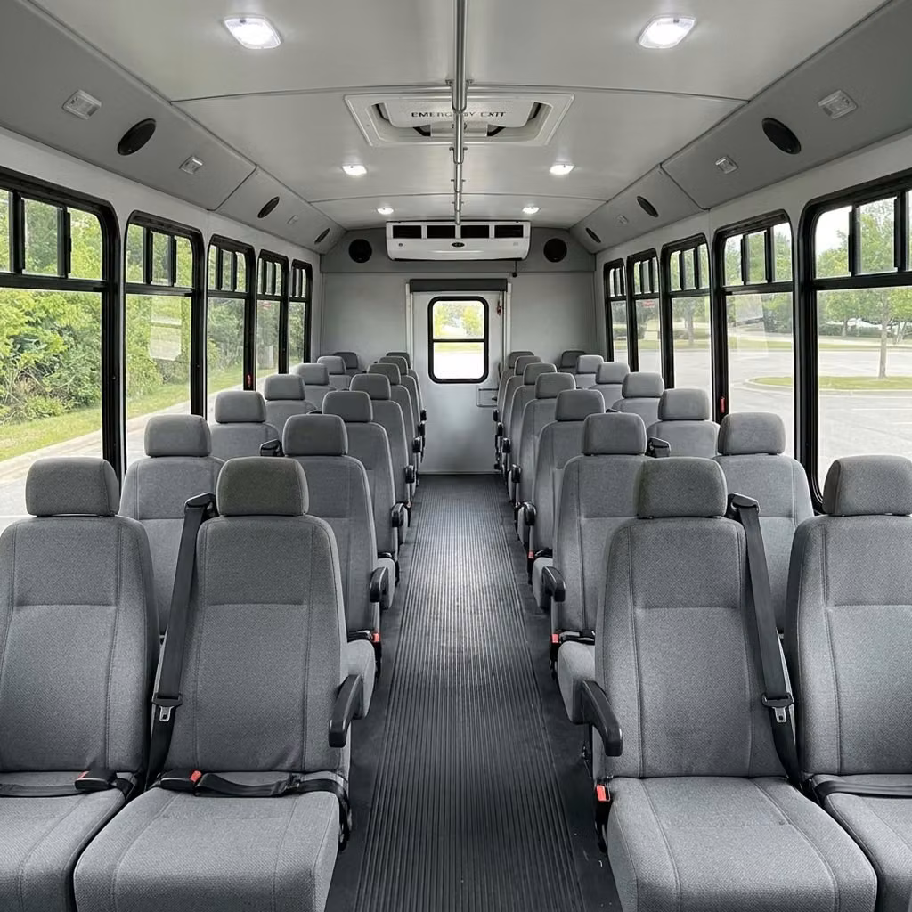 lagrange 35 passenger minibus seating