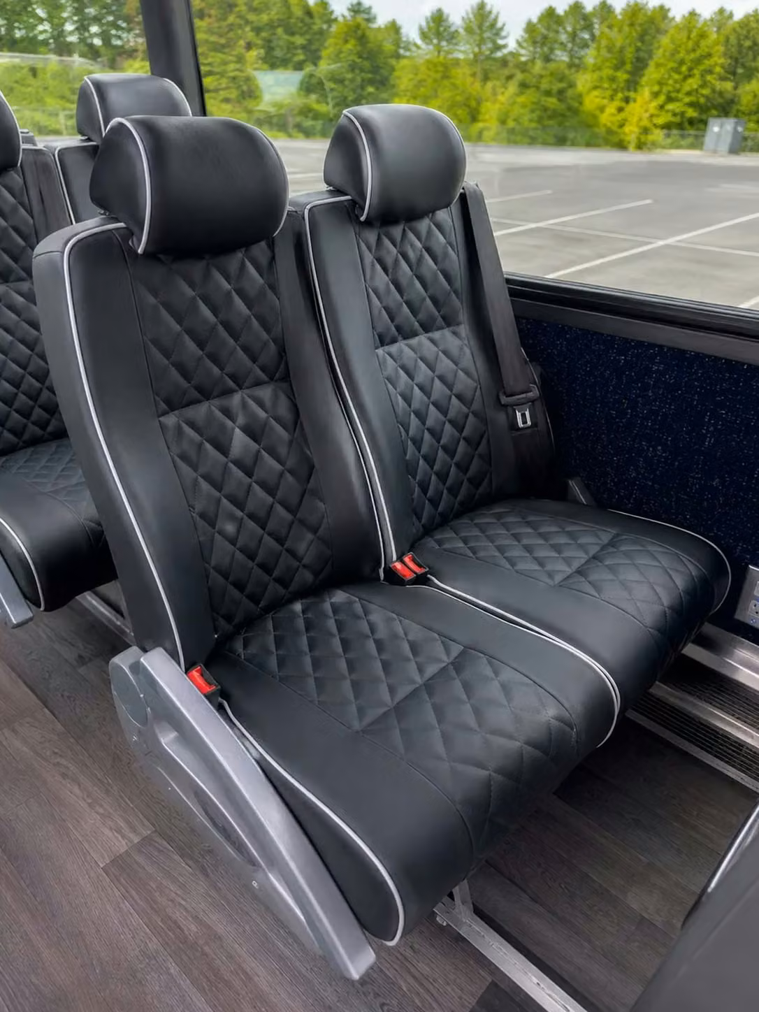 lagrange 56 passenger charter bus reclining seats