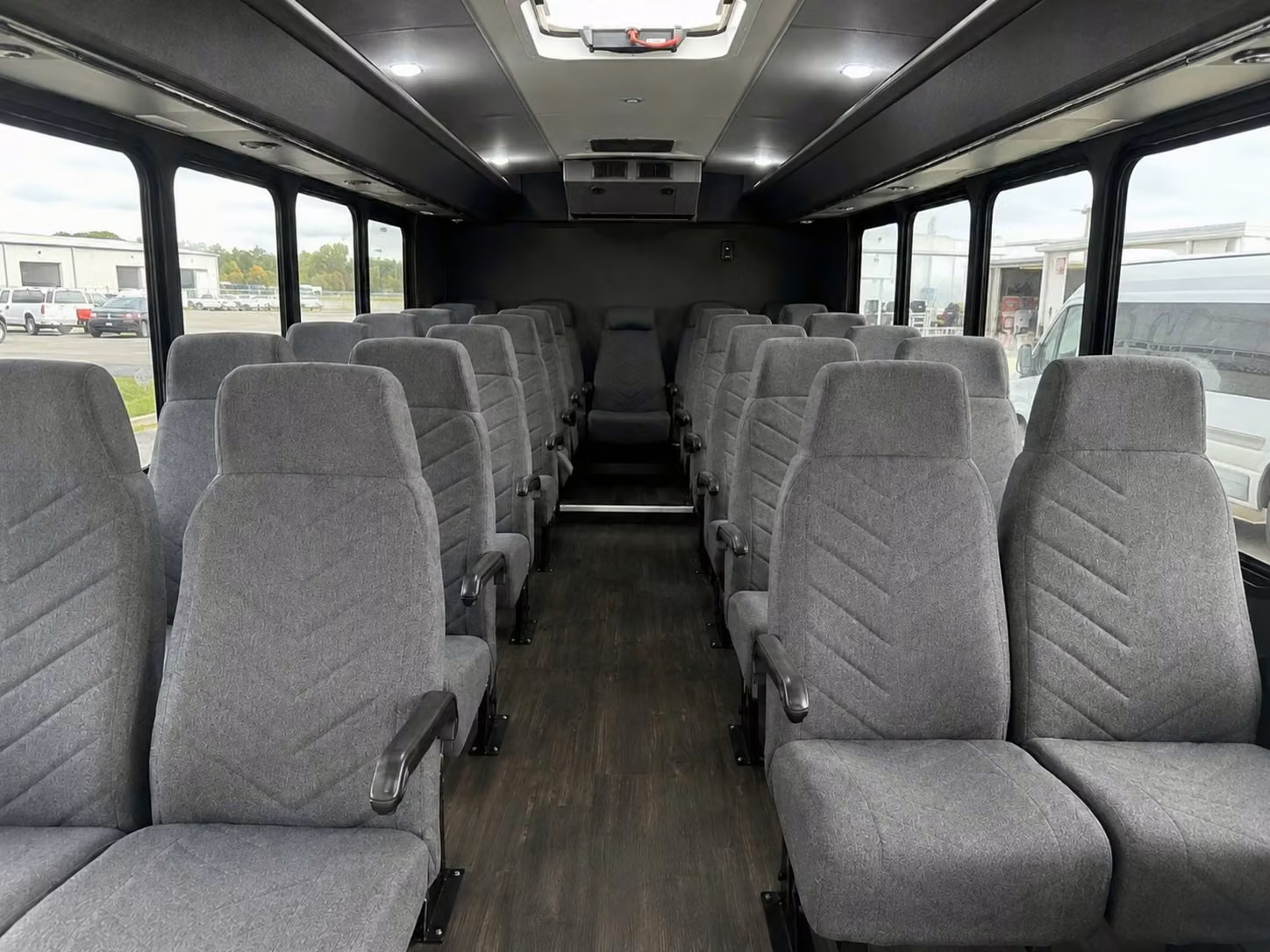15 passenger minibus interior