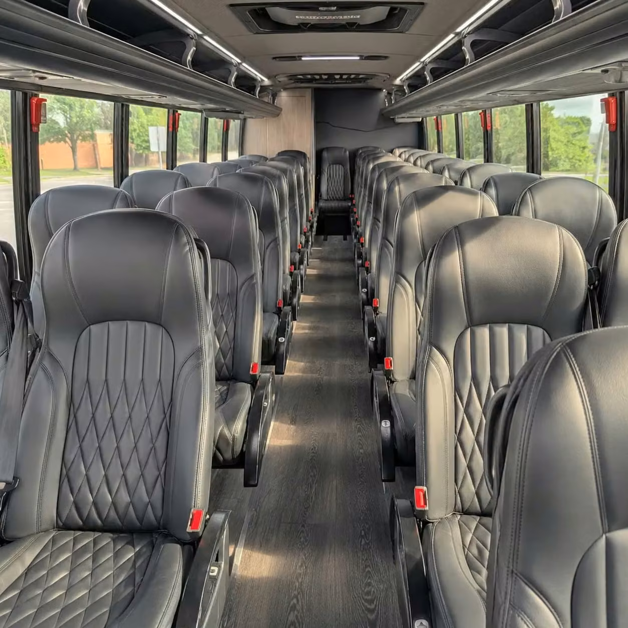 30 passenger minibus interior
