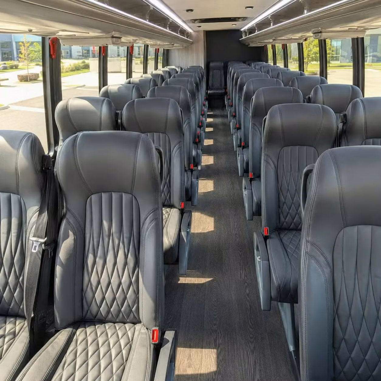 35 passenger minibus interior